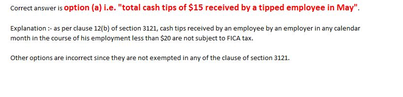 Fica defines all of the following as wages except: