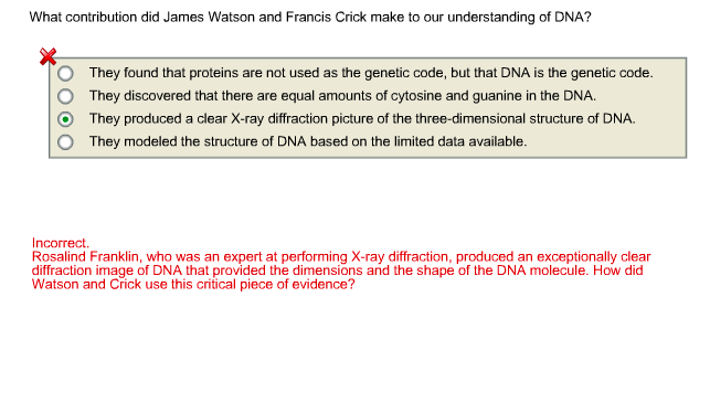What contribution did james watson and francis crick make to our understanding of dna?