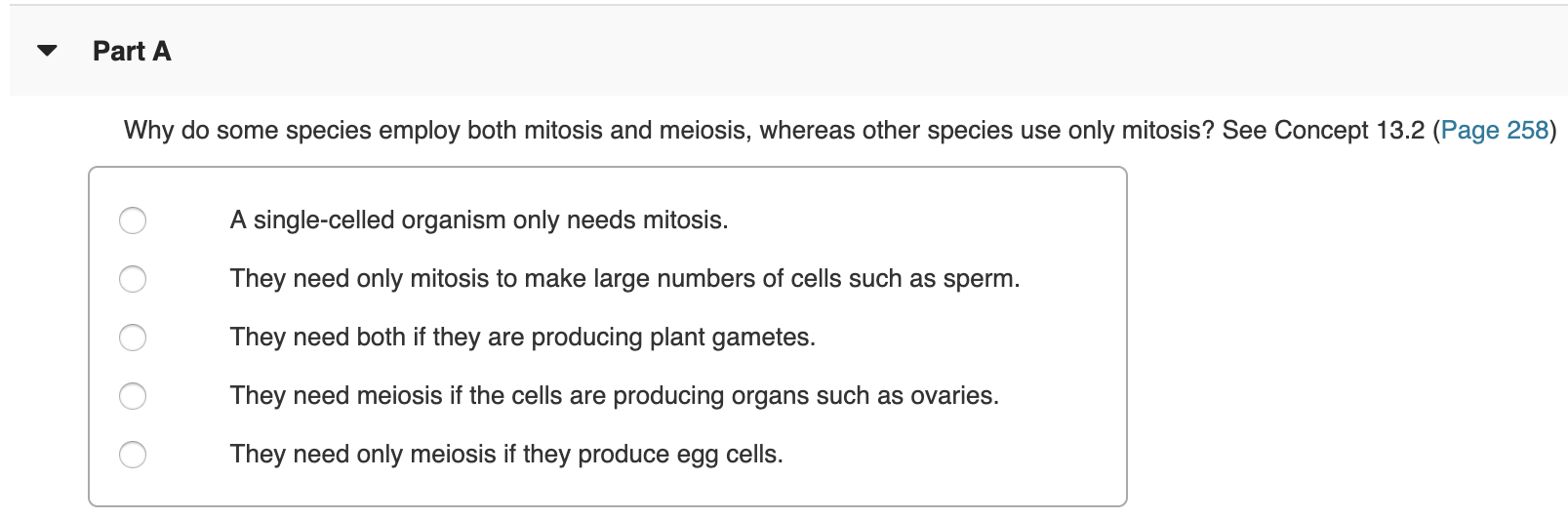 Why do some species employ both mitosis and meiosis